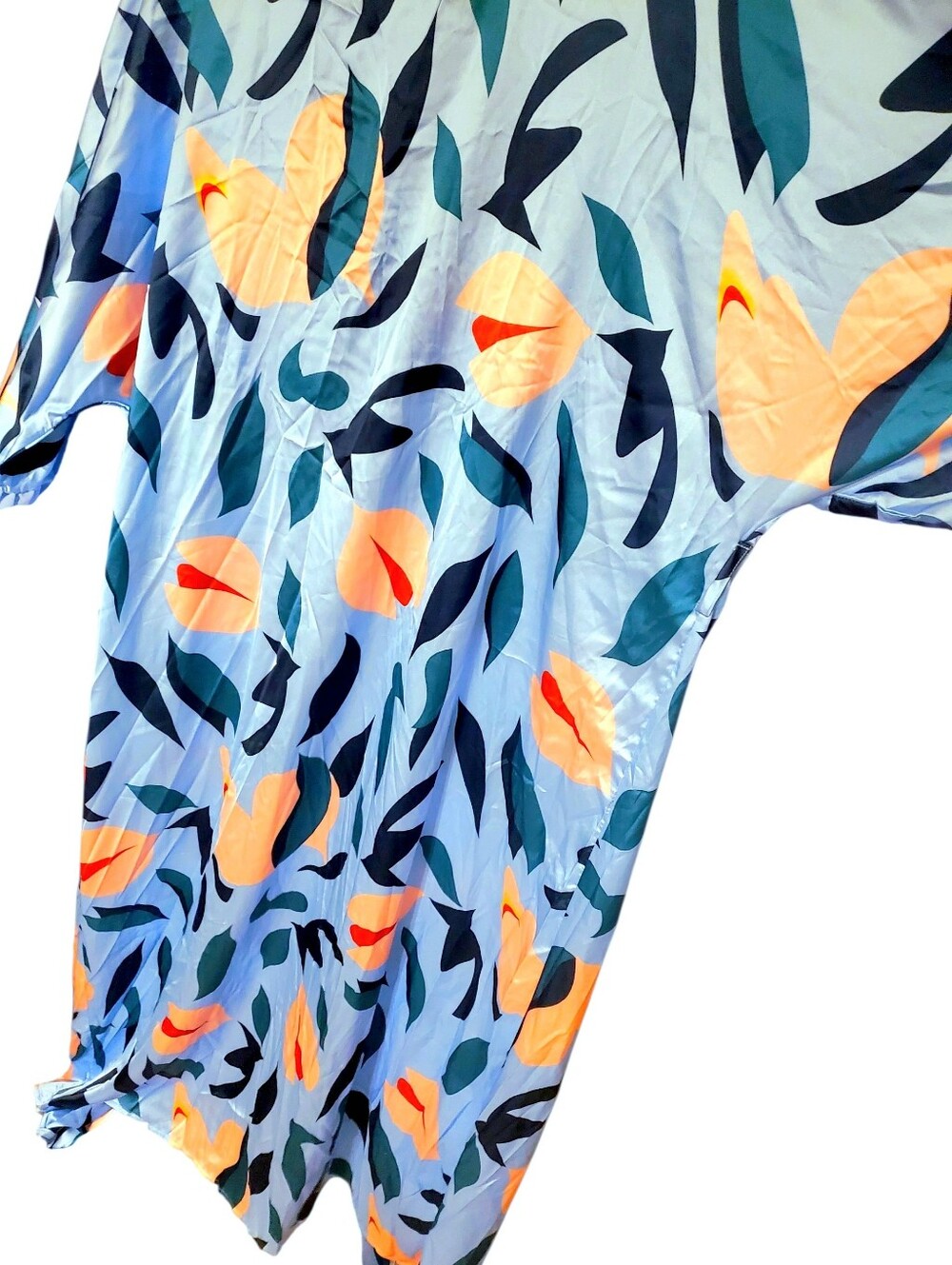 Glass Blue Long Robe - Picture 10 of 15